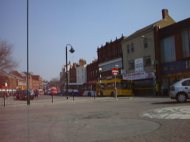 Walsall Town centre from Bradford Street 